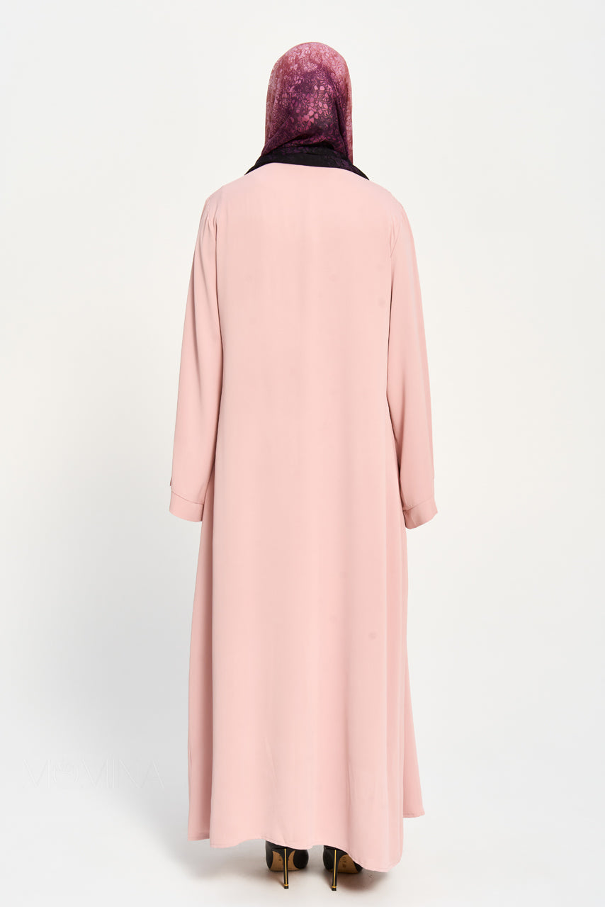 Amal Abaya Set - Carnation