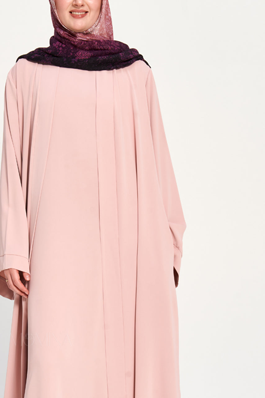 Amal Abaya Set - Carnation