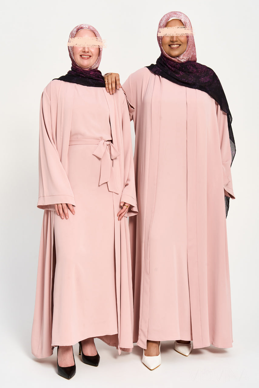 Amal Abaya Set - Carnation