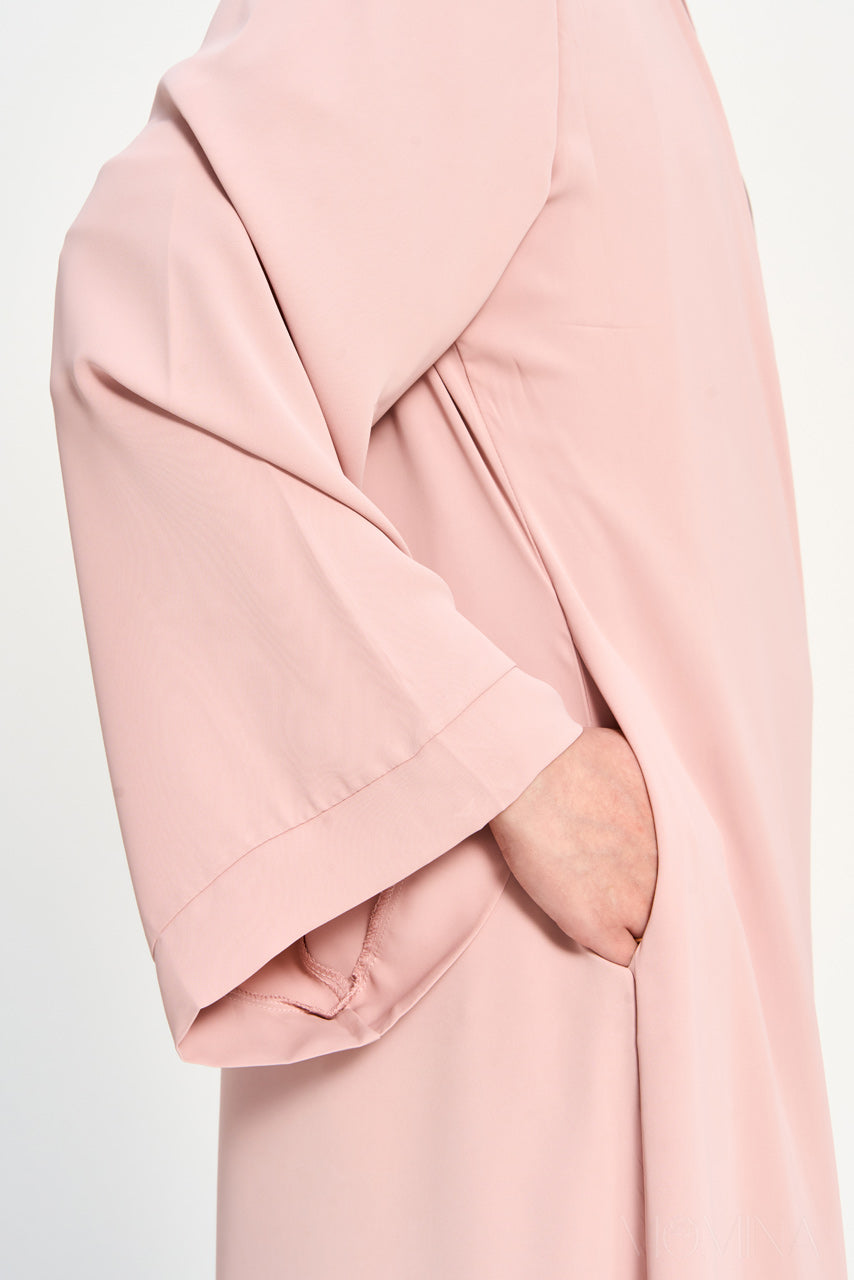 Amal Abaya Outer - Carnation