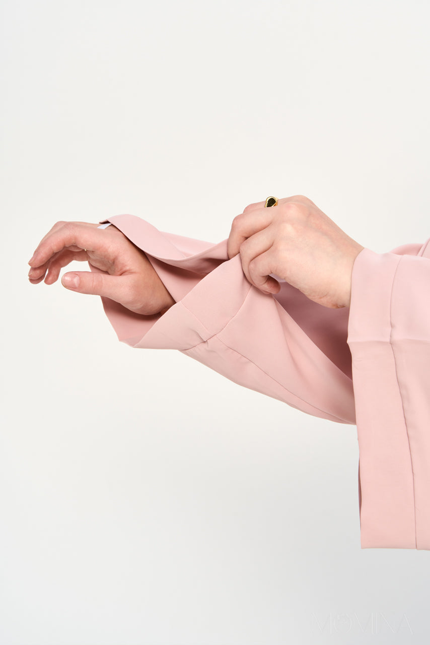 Amal Abaya Outer - Carnation