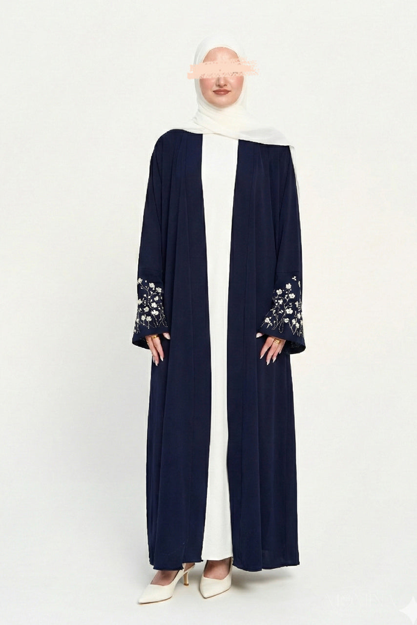 Amal Embroidered Outer - Moonlit