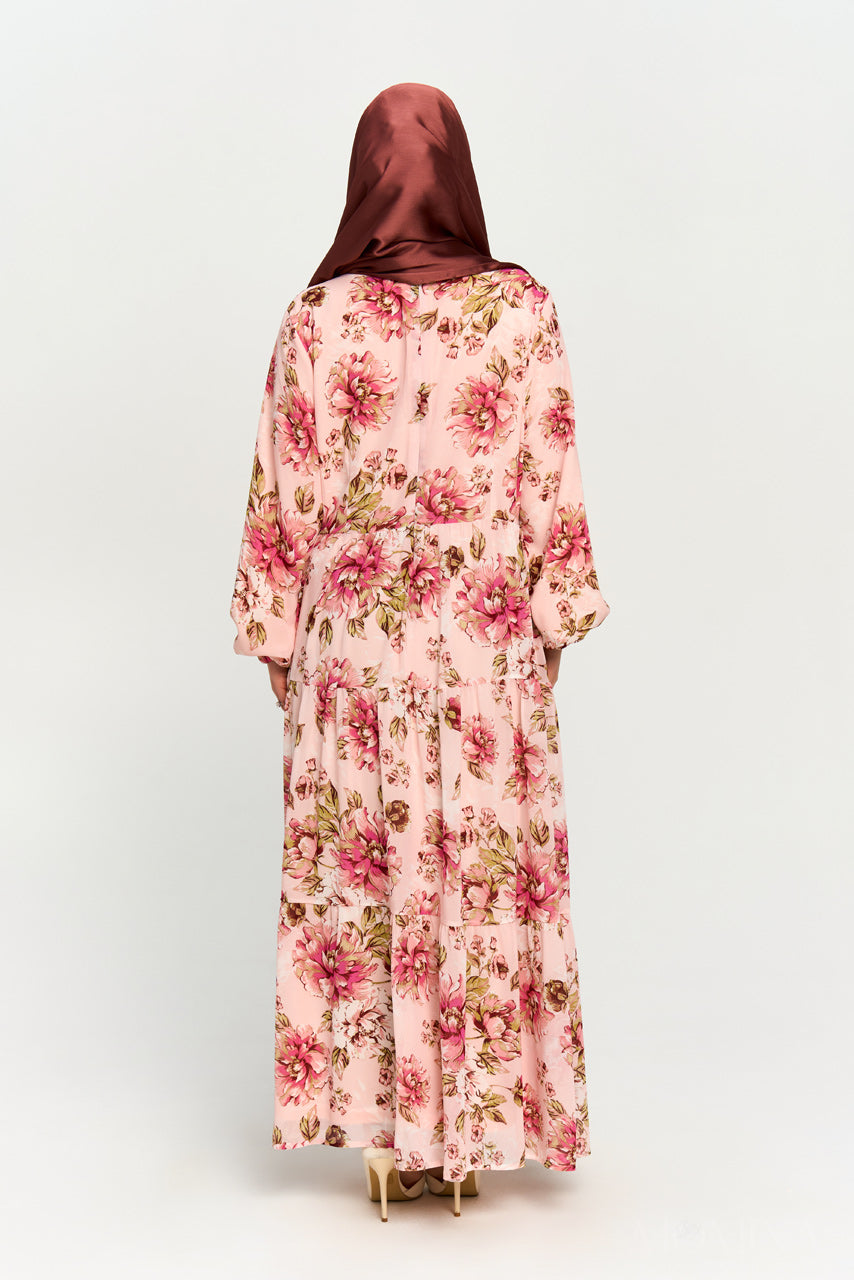 Floral Maxi Chiffon Dress - Bloom
