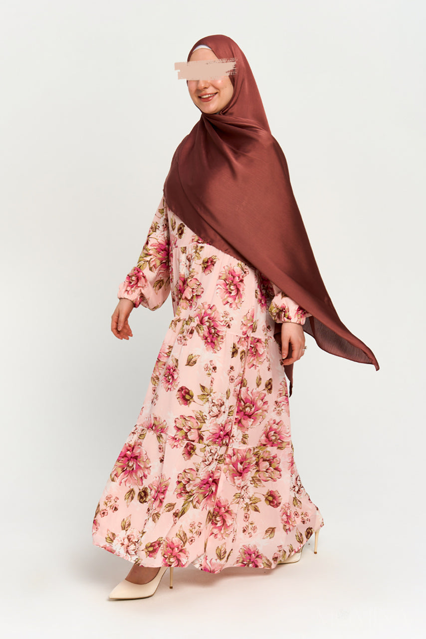 Floral Maxi Chiffon Dress - Bloom
