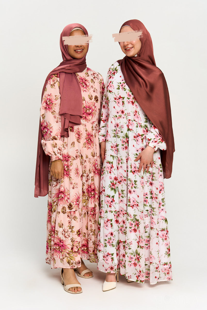 Floral Maxi Chiffon Dress - Bloom