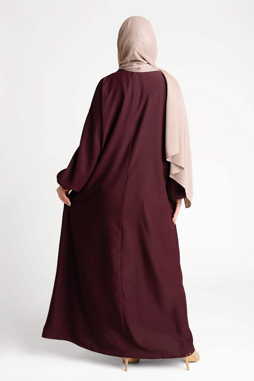 Classic Luxe Relaxed Abaya - Asma