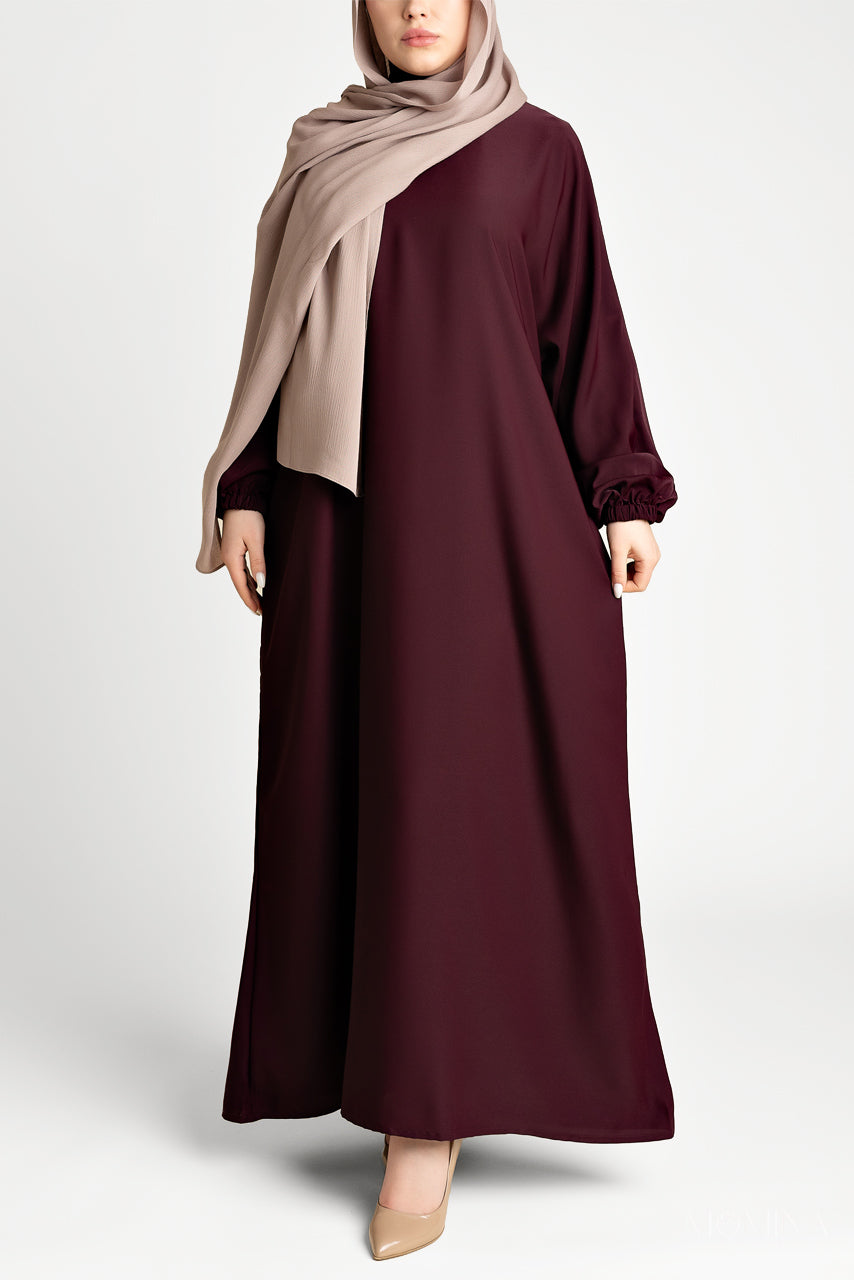 Classic Luxe Relaxed Abaya - Asma