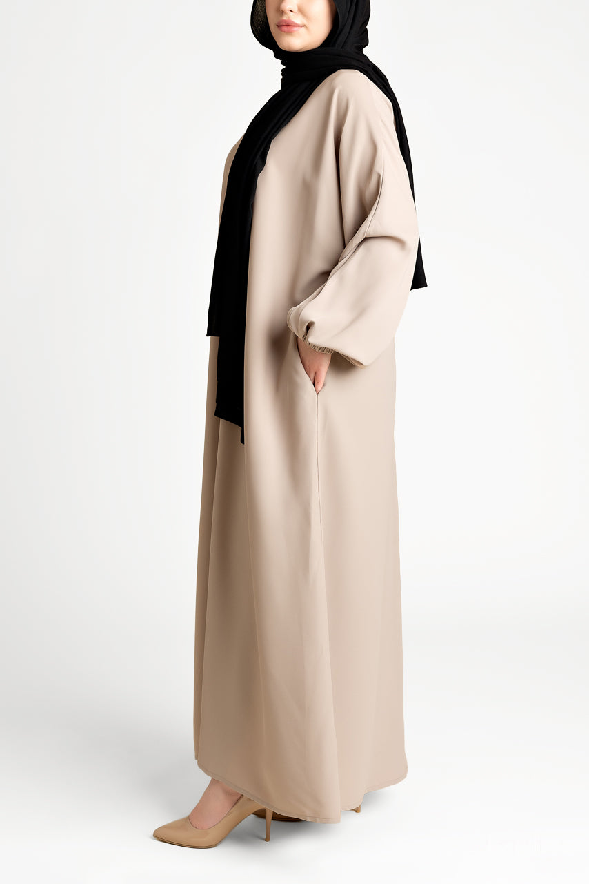 Abaya décontractée de luxe classique - Barakah