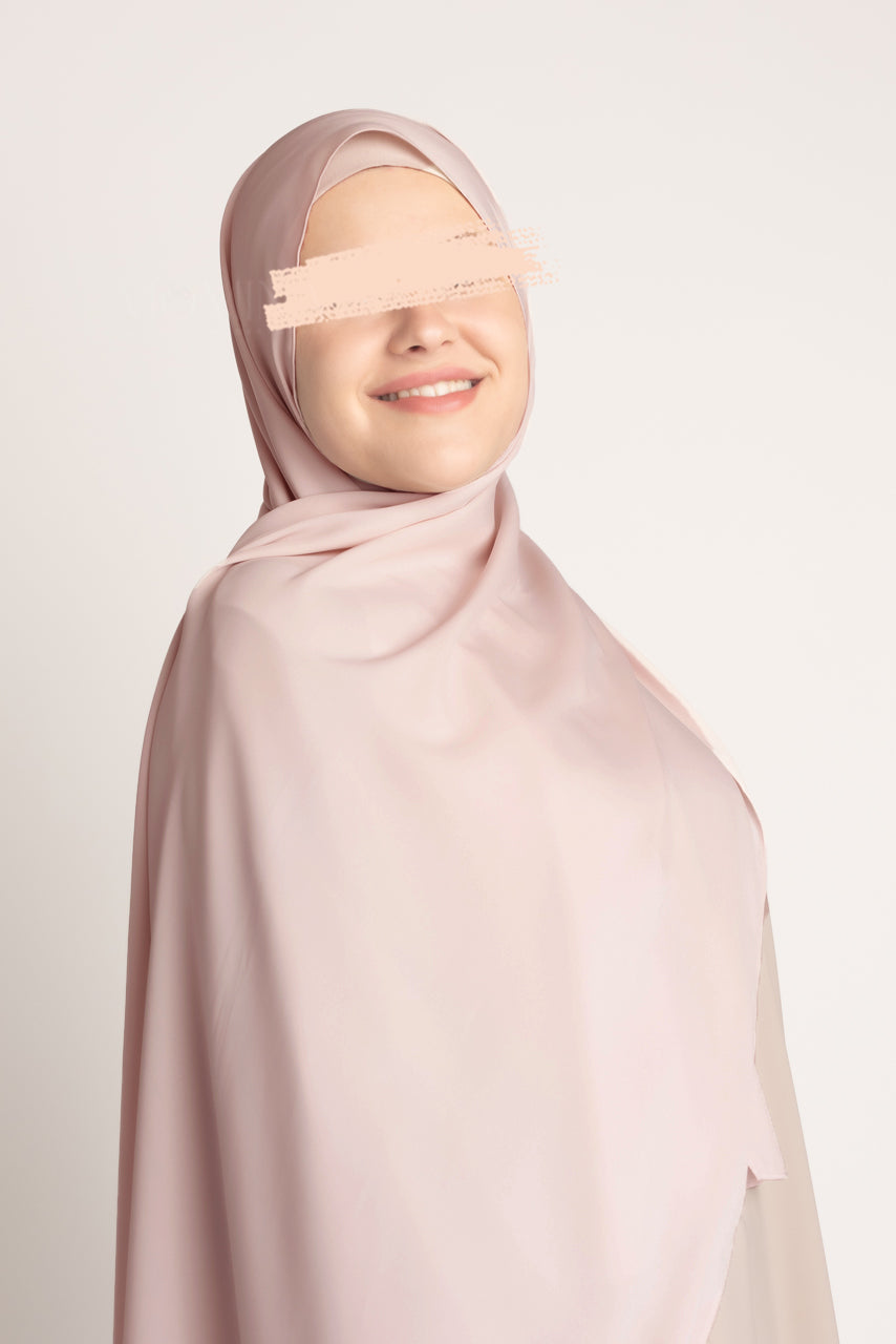 Hijab Soie Medina - Rose Rose