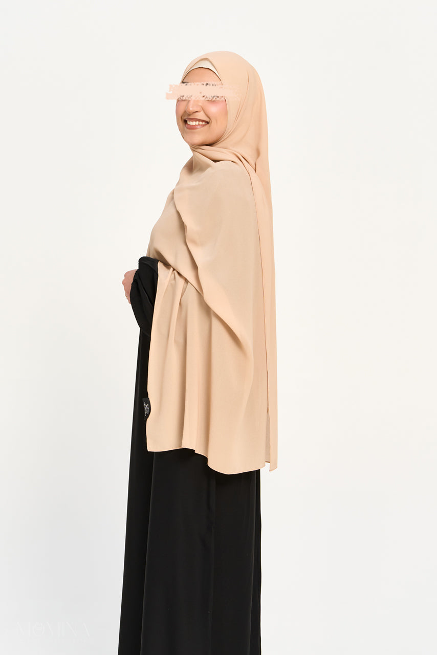 Hijab Mousseline Premium - Sable du Désert