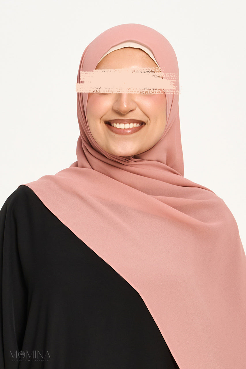 Hijab Mousseline Premium - Macaron Français