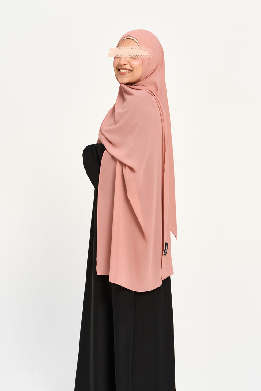 Hijab Mousseline Premium - Macaron Français