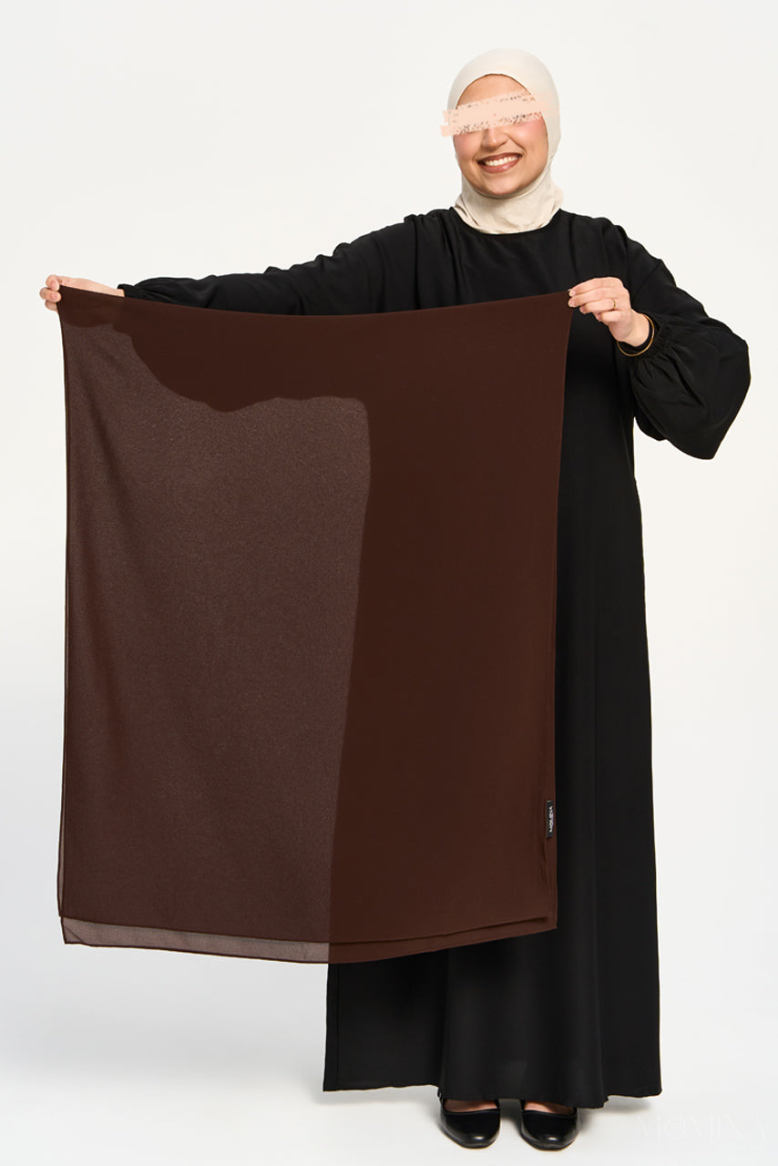 Hijab en mousseline de qualité supérieure - Gâteau de lave