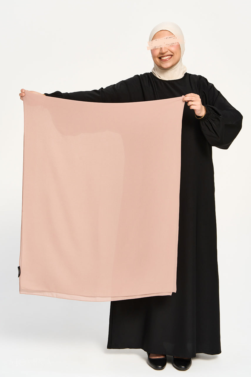 Premium Chiffon Hijab - Vanilla Chai