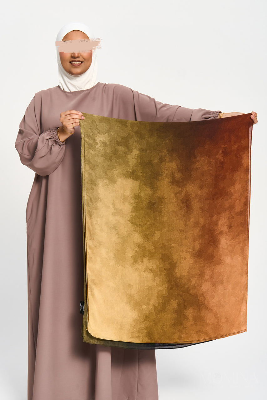 Printed Modal Hijab - Autumn Dusk