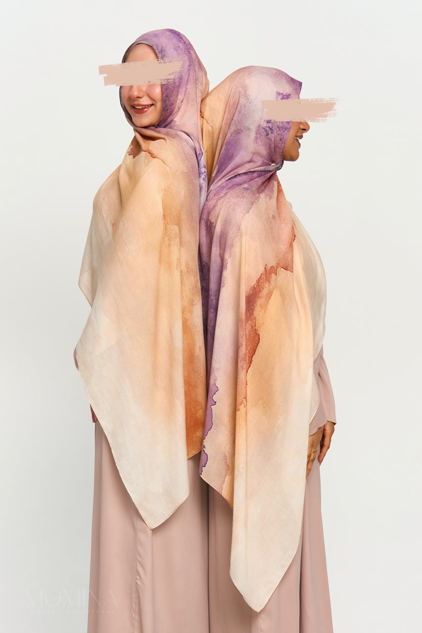 Printed Modal Hijab - Sahara Mist