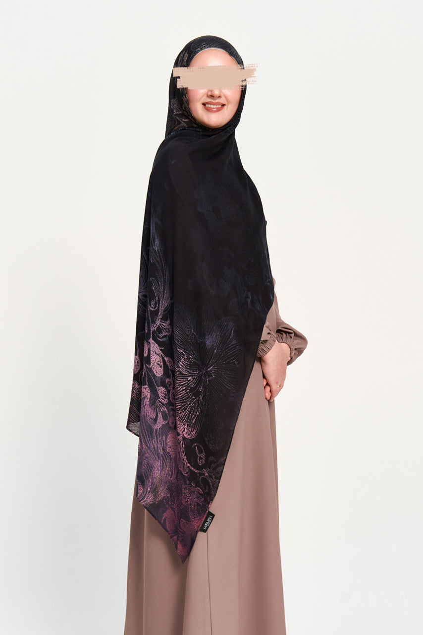 Printed Modal Hijab - Twilight Petals