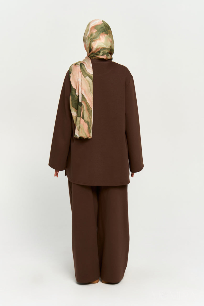 Raha Two-Piece Lounge Set - Java Bean