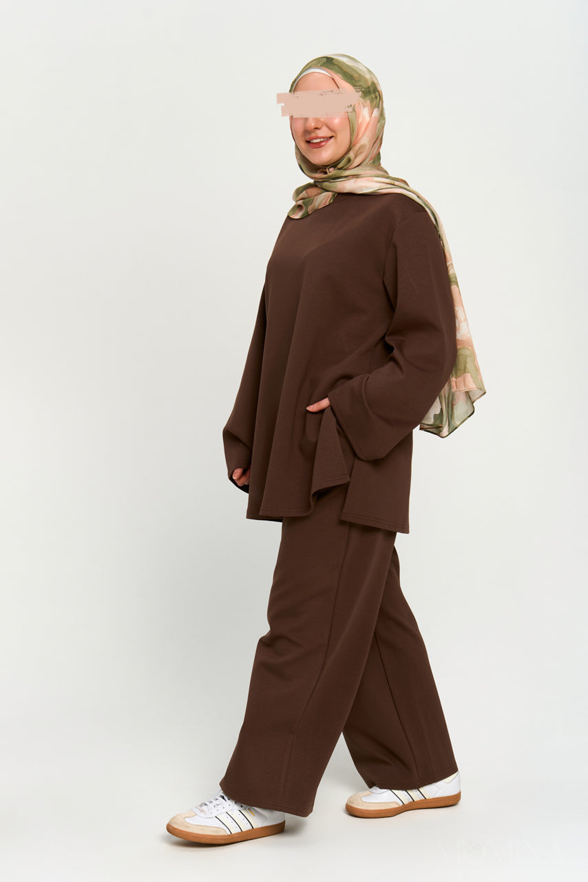 Raha Two-Piece Lounge Set - Java Bean