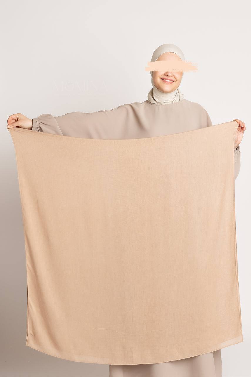 Luxury Maxi Modal Hijab - Wheat - Momina Hijabs & Modestwear