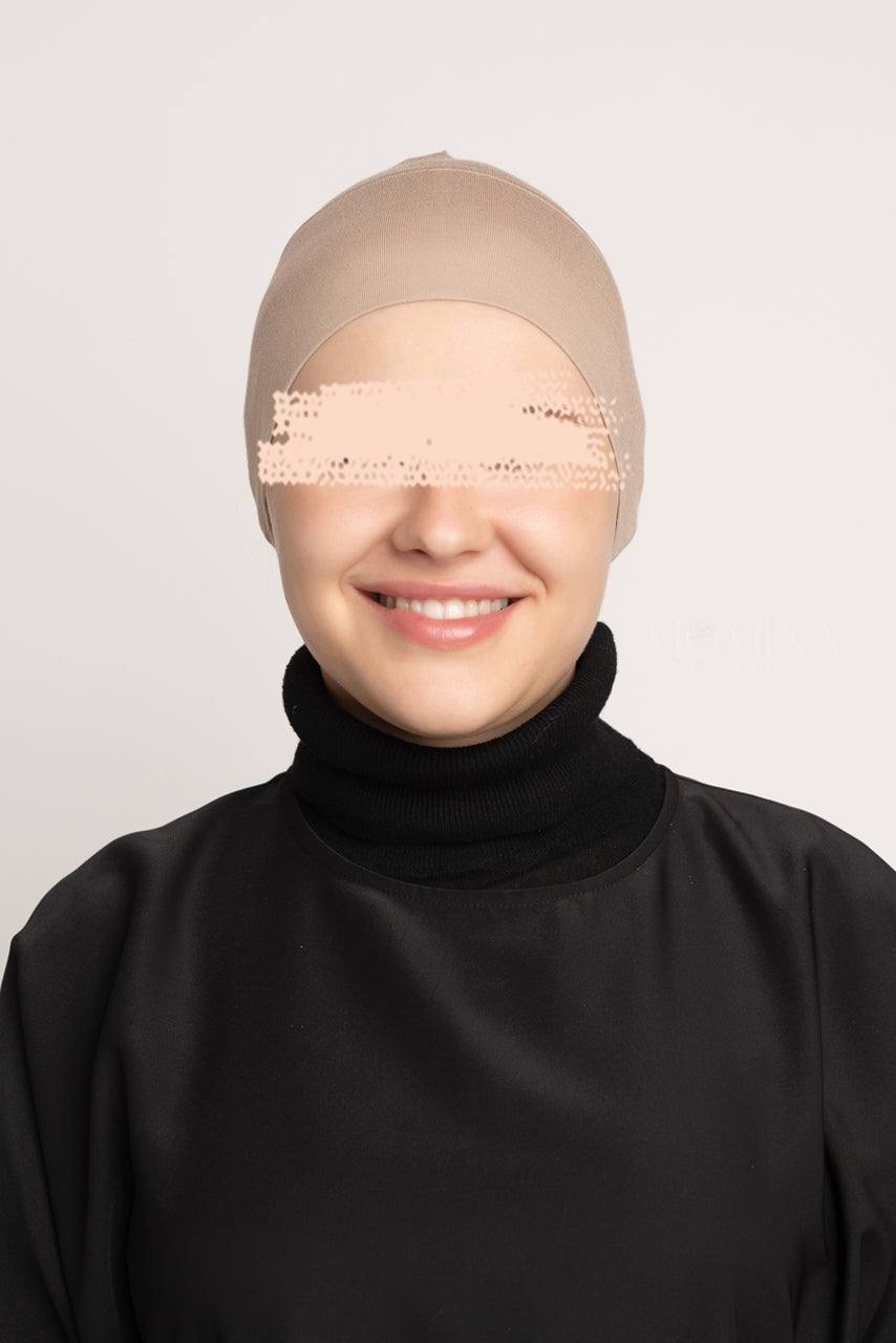 Premium Hijab Undercap - Oat - Momina Hijabs & Modestwear