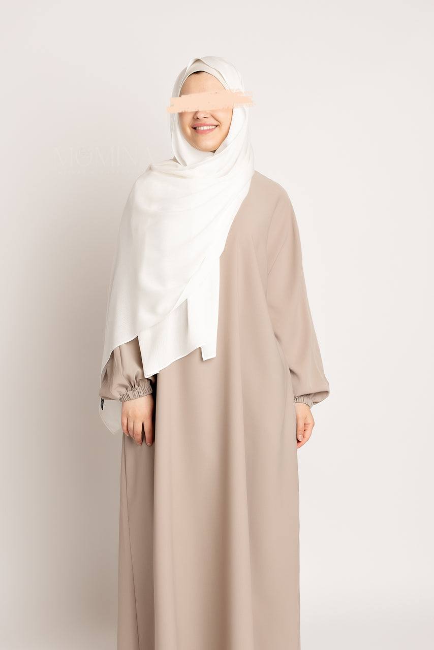 Premium Rayon Hijab - Swan White - Momina Hijabs & Modestwear