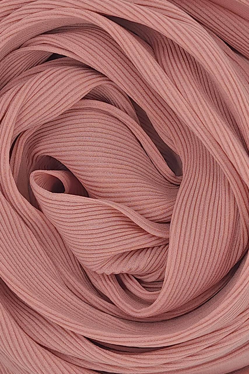 Fine Pleated Chiffon Hijabs - Momina Modestwear