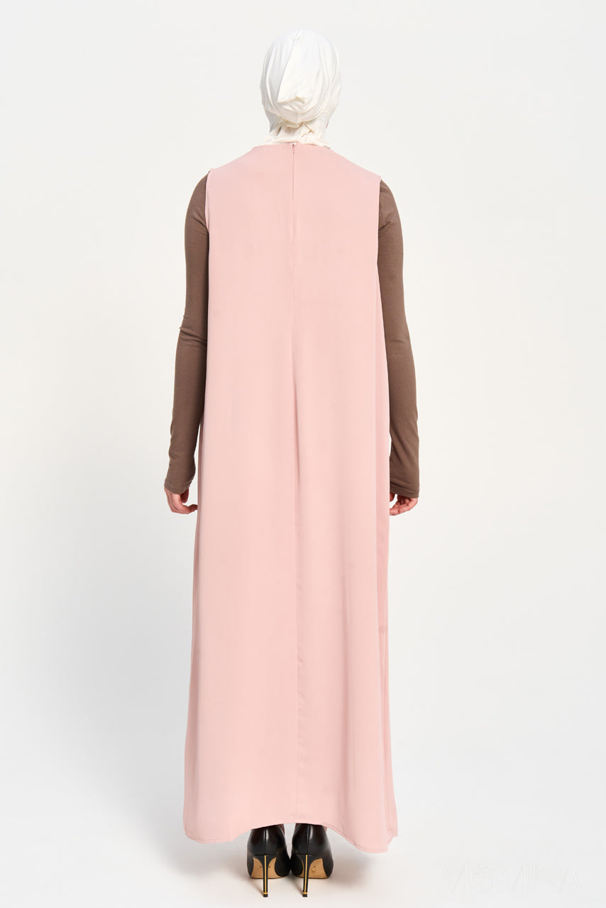 Amal Abaya Inner - Carnation