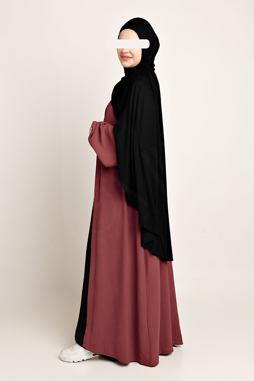 Amani Textured Abaya Outer - Heritage