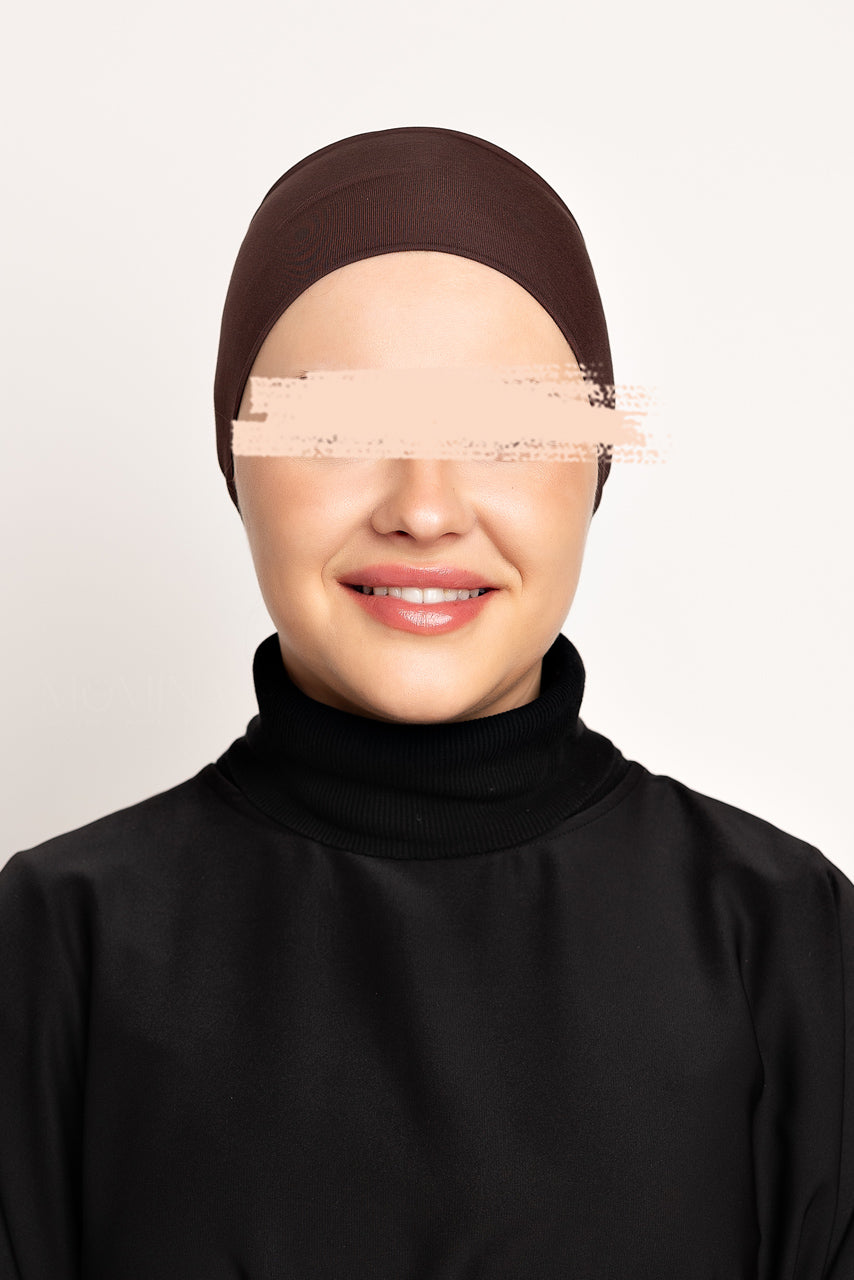 Bonnet hijab en jersey de bambou - Écorce