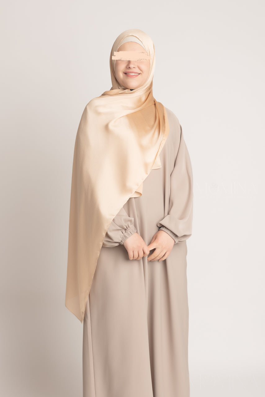 Satin Crinkle Hijab - Charmed