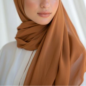 Hijabs en mousseline de soie
