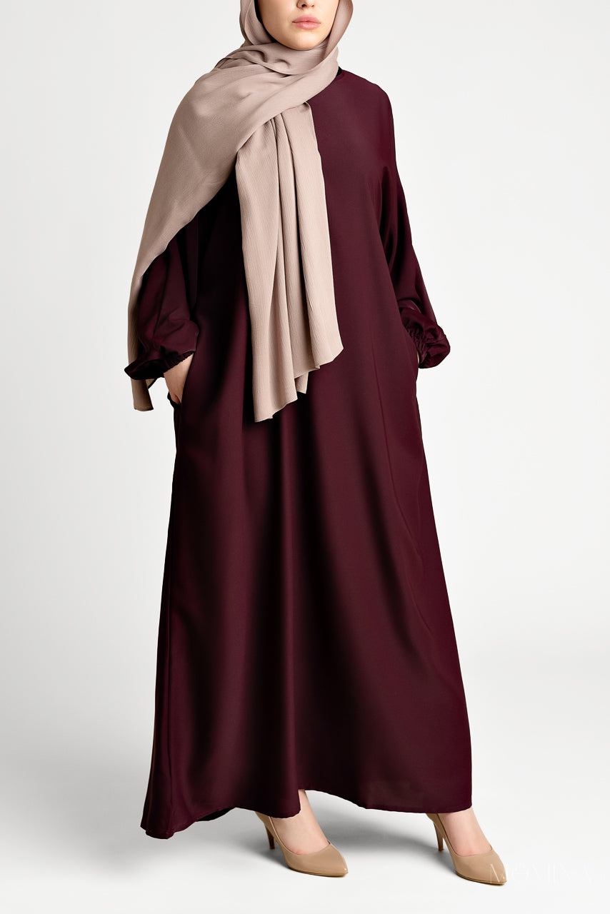 Abaya décontractée de luxe classique - Asma