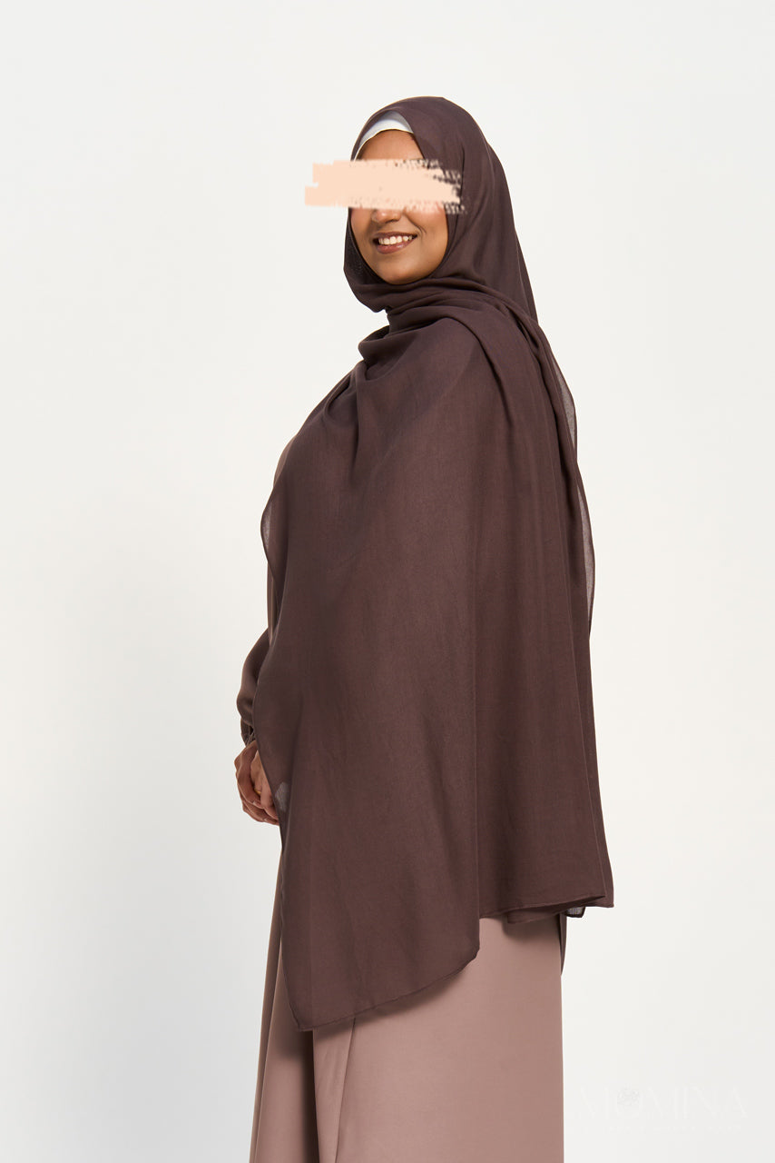 Luxury Maxi Modal Hijab - Black Forest