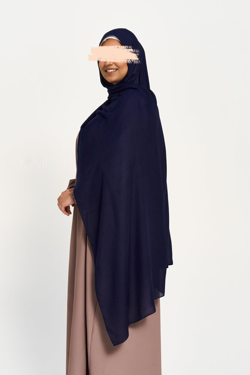 Luxury Maxi Modal Hijab - Ocean Blue