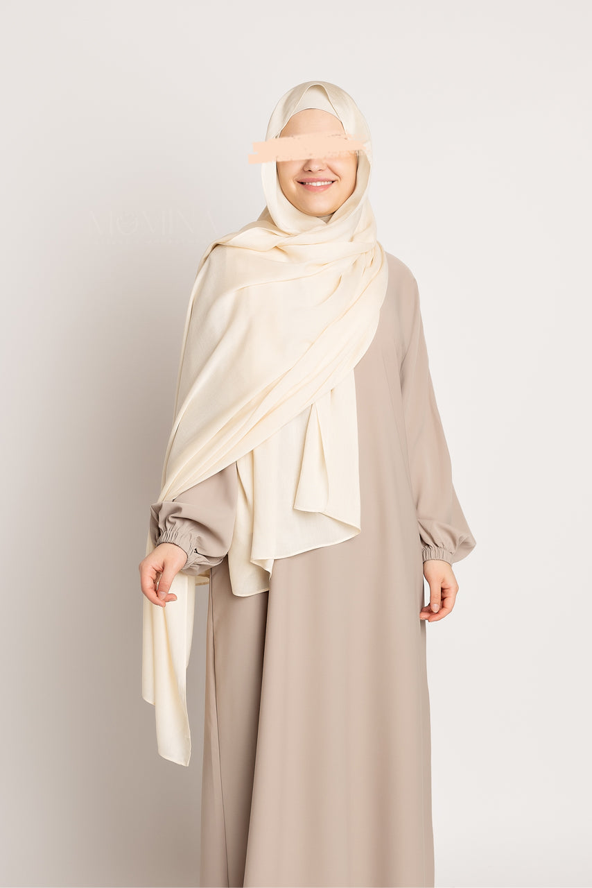 Hijab Maxi Modal Luxe - Karité