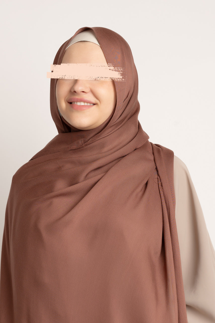 Hijab Maxi Modal de Luxe - Tiramisu