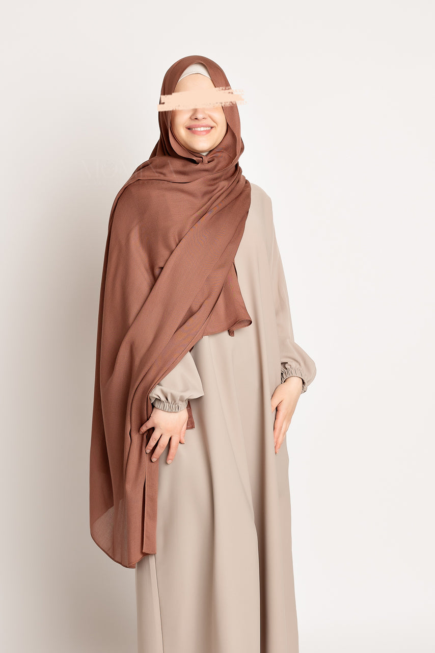 Hijab Maxi Modal de Luxe - Tiramisu