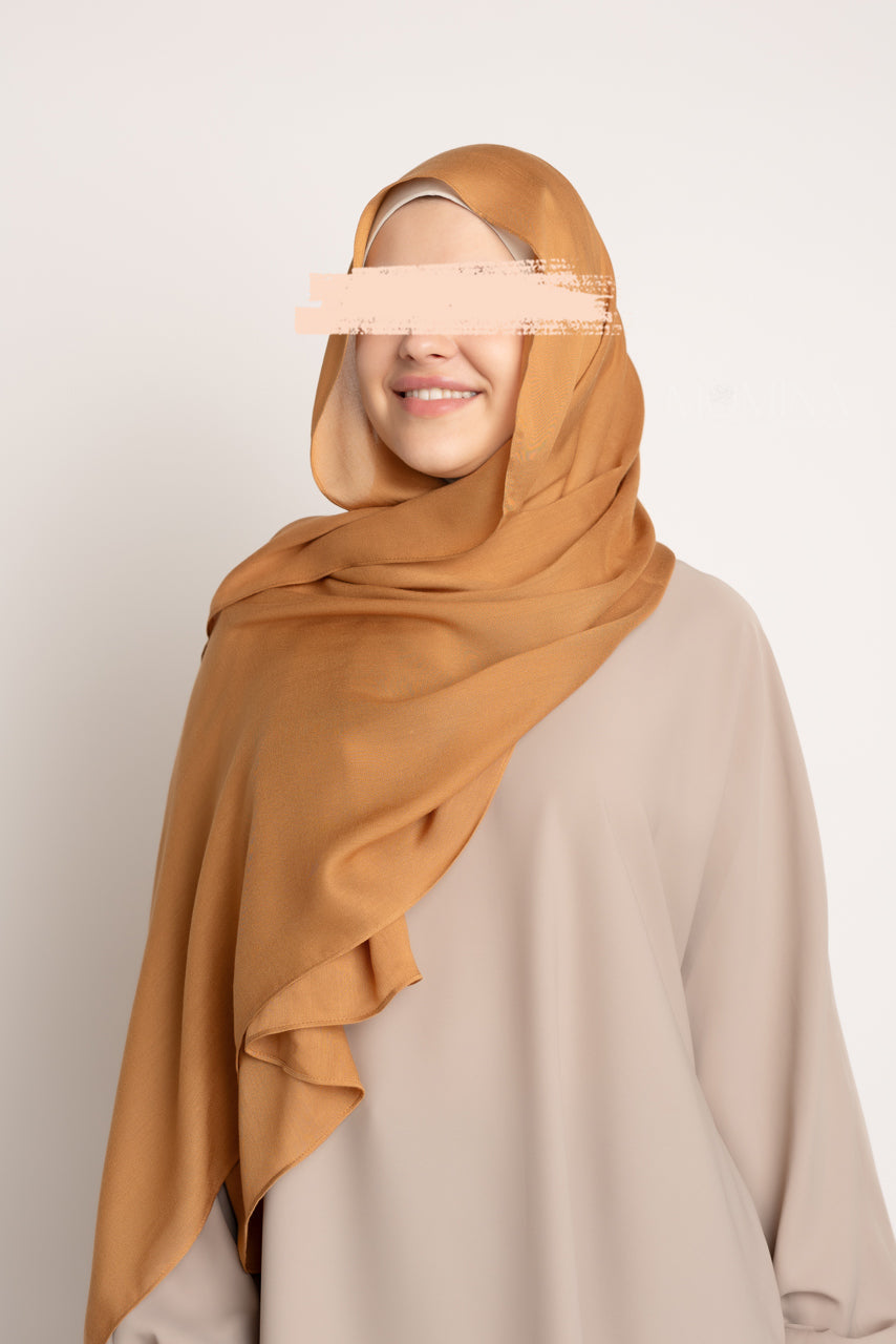 Hijab Modal de Luxe - Caramel