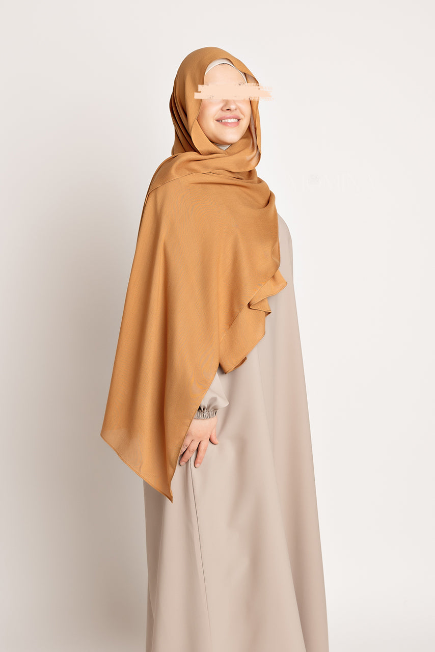 Luxury Modal Hijab - Caramel