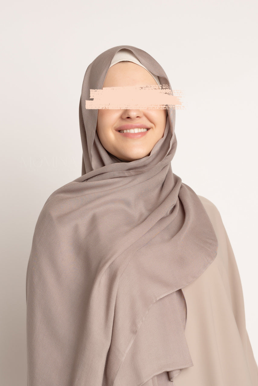 Hijab de luxe en modal - Plume