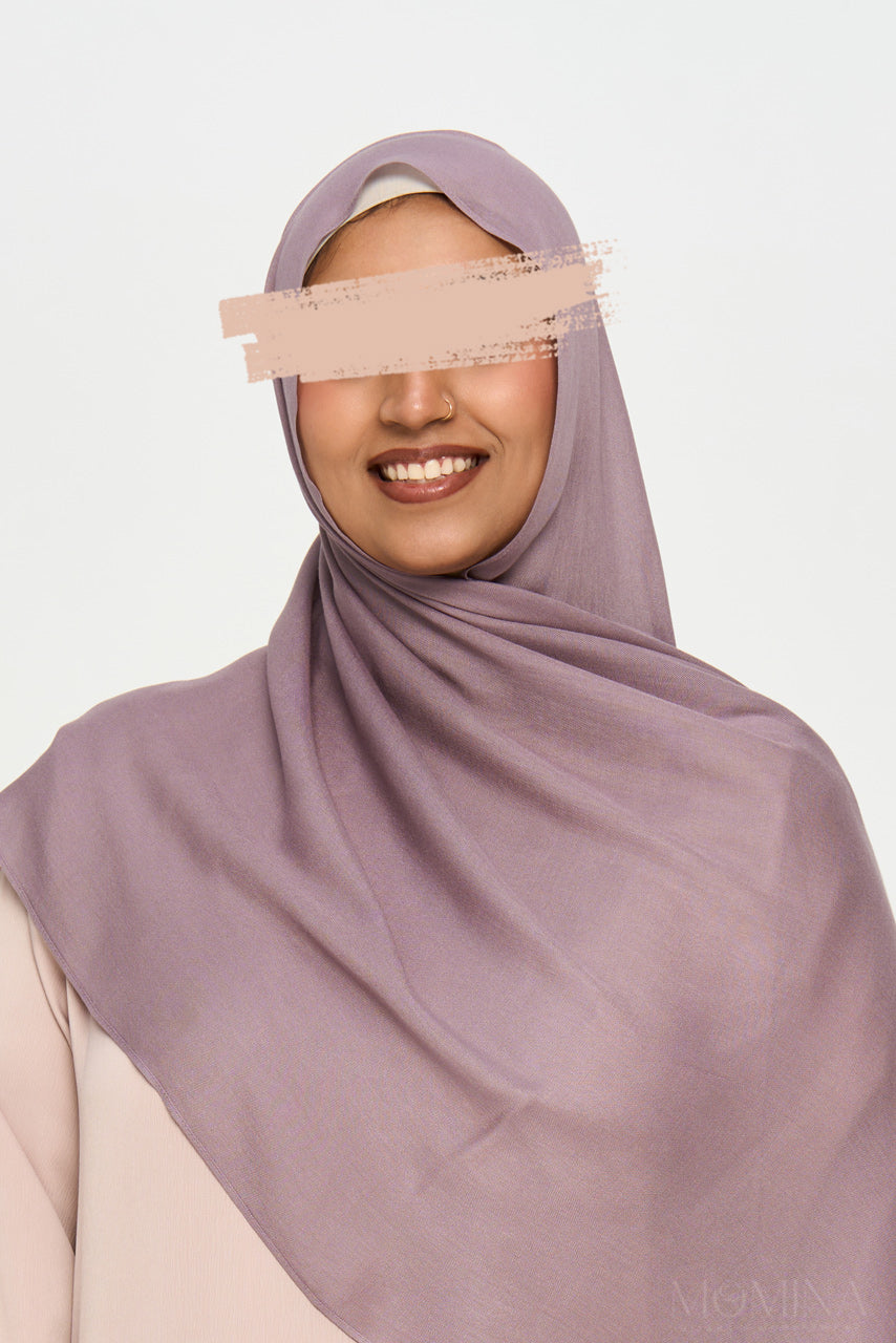 Luxury Modal Hijab - Lavender Gray