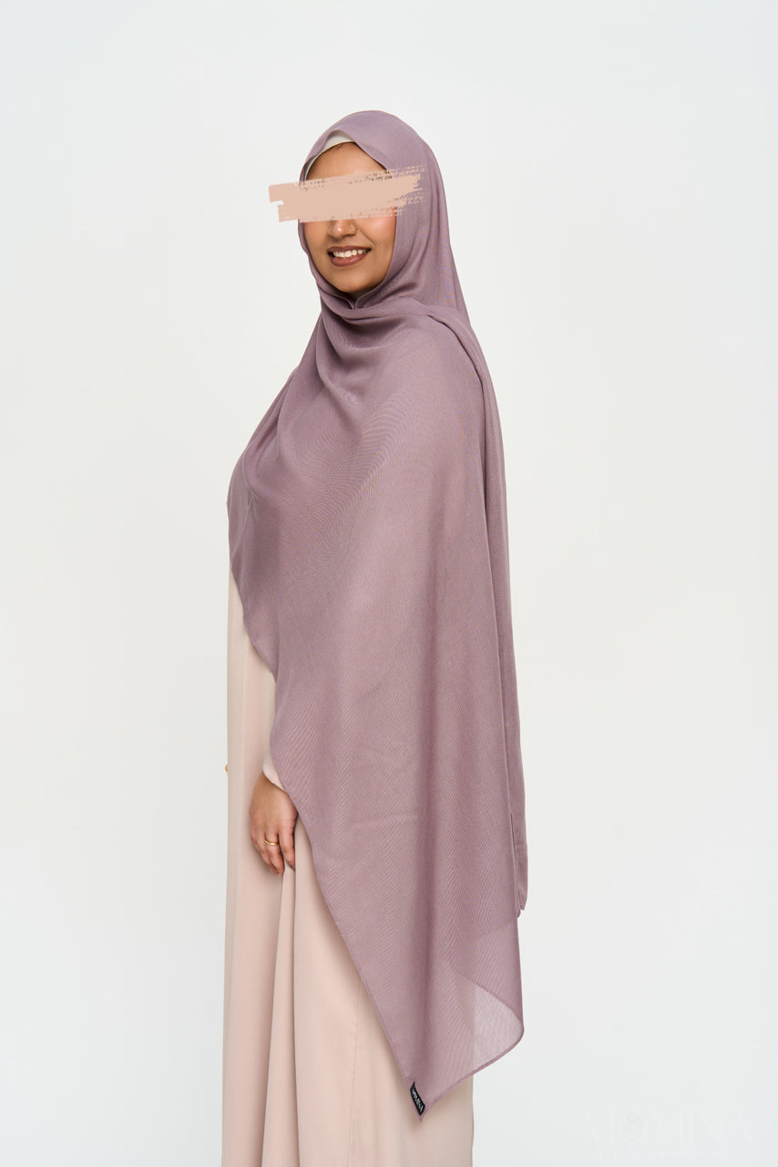 Luxury Modal Hijab - Lavender Gray