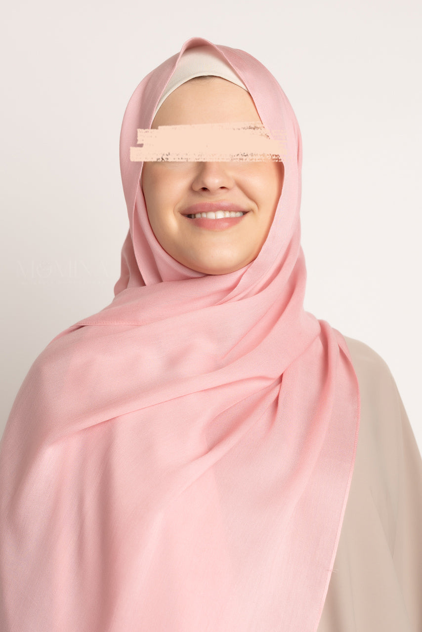 Hijab Modal Luxe - Misty Rose