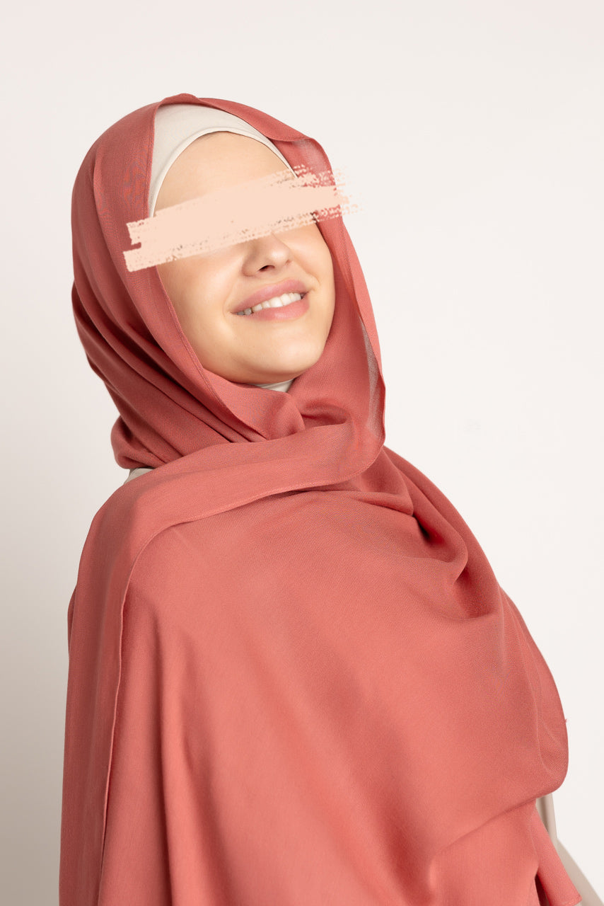 Hijab Modal de Luxe - Rouge