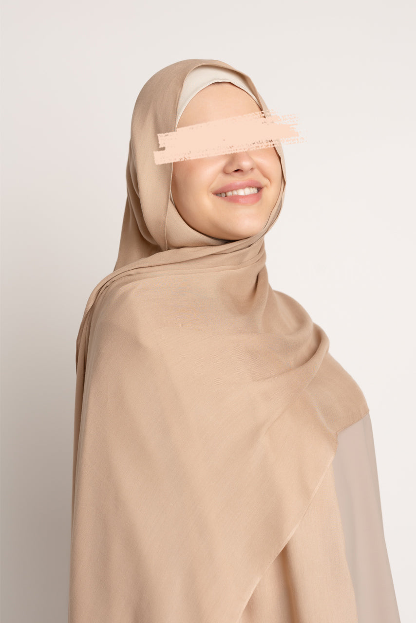 Hijab Modal Luxe - Blé