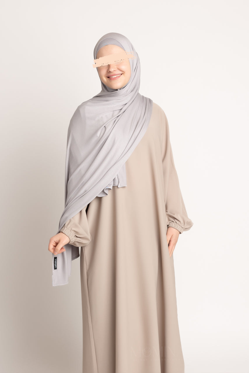 Hijab Premium Maxi Jersey - Fumée