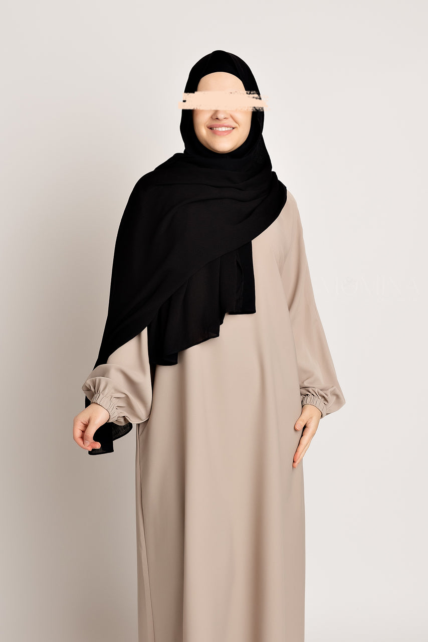 Matching Premium Rayon Hijab & Undercap Set - Shadow