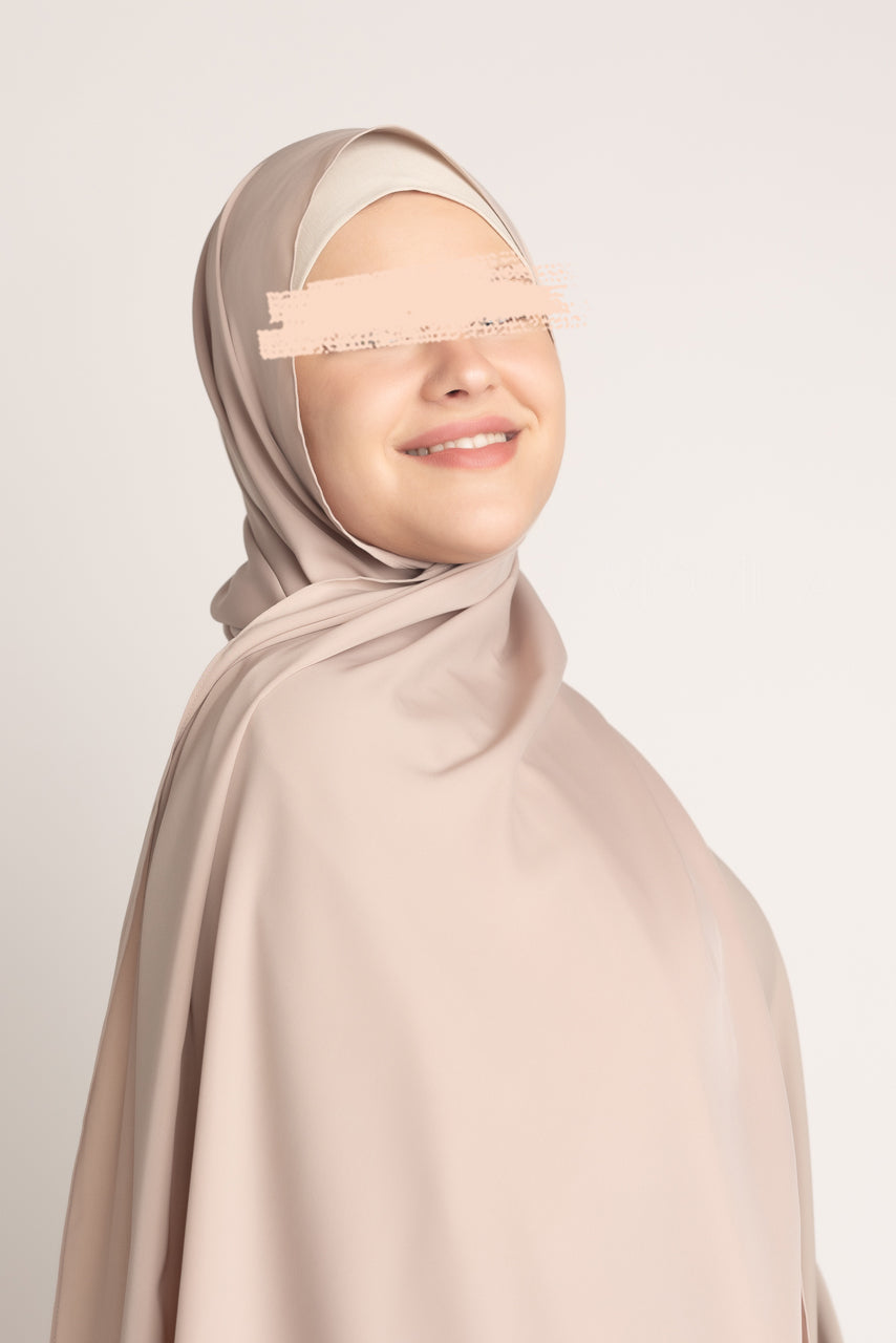 Medina Silk Hijab - Chai