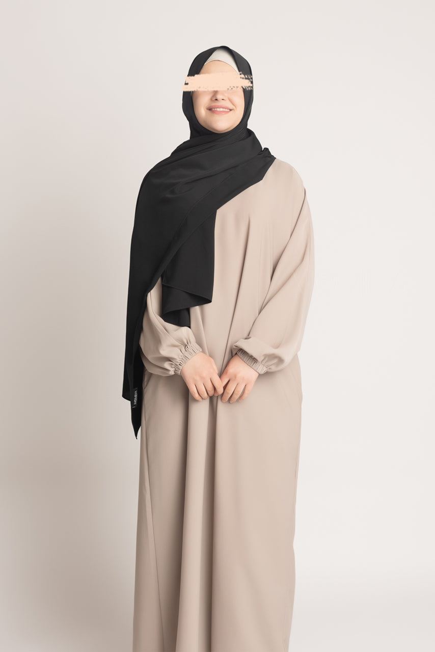 Medina Silk Hijab - Kohl